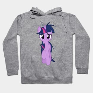 Messy mane Twilight Sparkle trotting 1 Hoodie